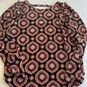 NWT LOFT Medallion Blouse